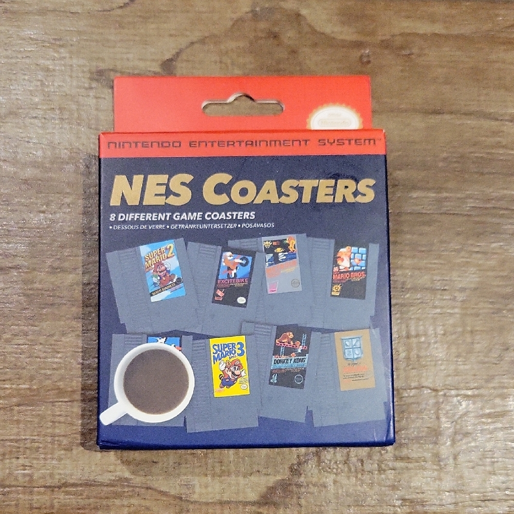 New In Box: Nintendo NES Coasters Set
